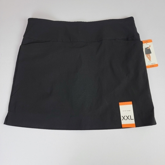 S.C.&CO. Black 360 Tummy Control Golf/Outdoor Active Skirt/Skort Sz XXL NEW - Picture 2 of 15